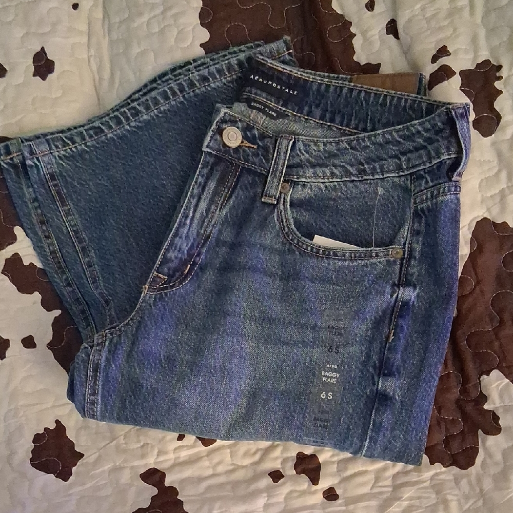 Aero NEW Baggy Flare Jeans